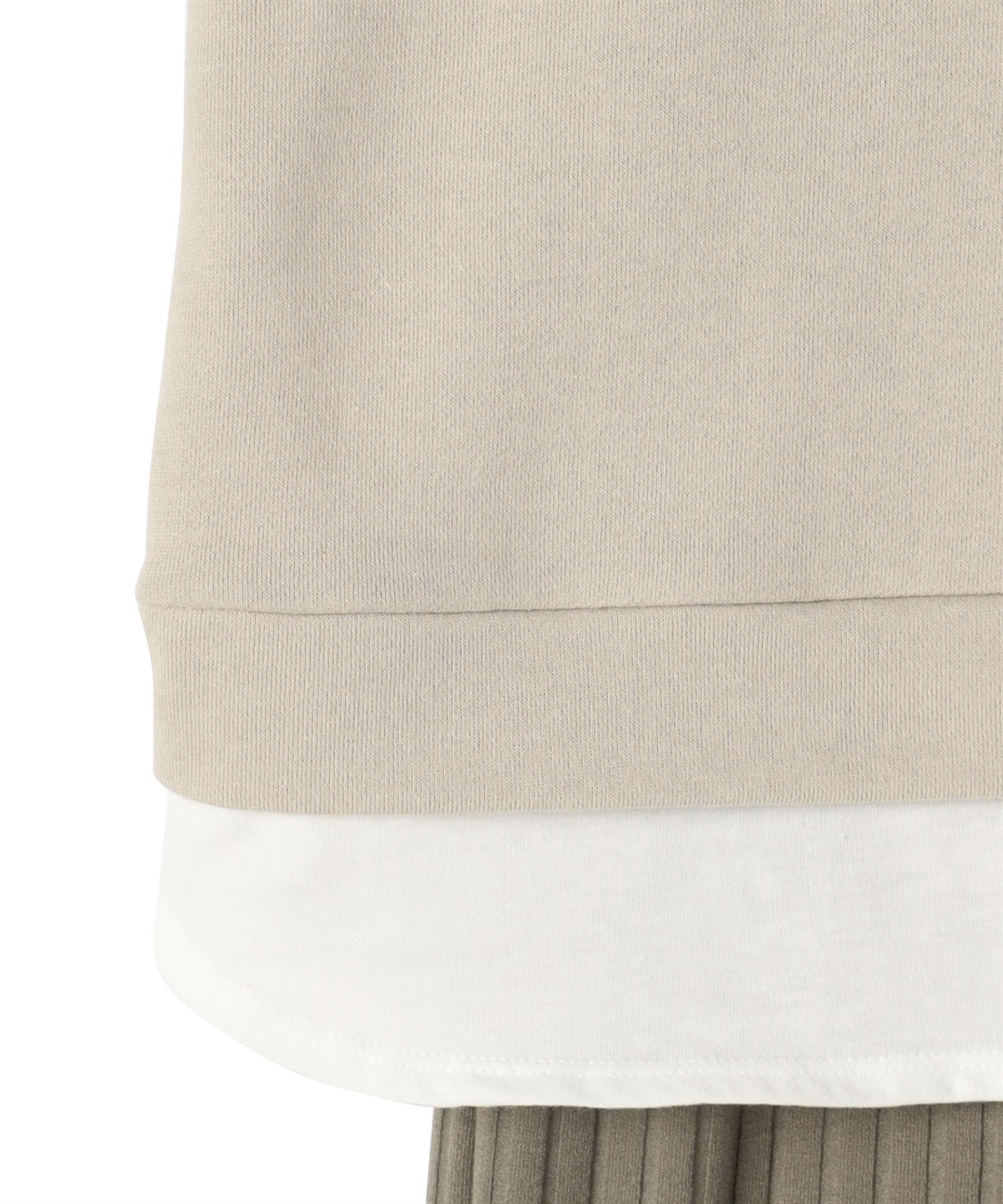 Rosemadame カレッジロゴプリント レイヤードワンピース　授乳口付き（マタニティ/授乳服）授乳楽々 妊婦服 産前・産後対応_sub_9