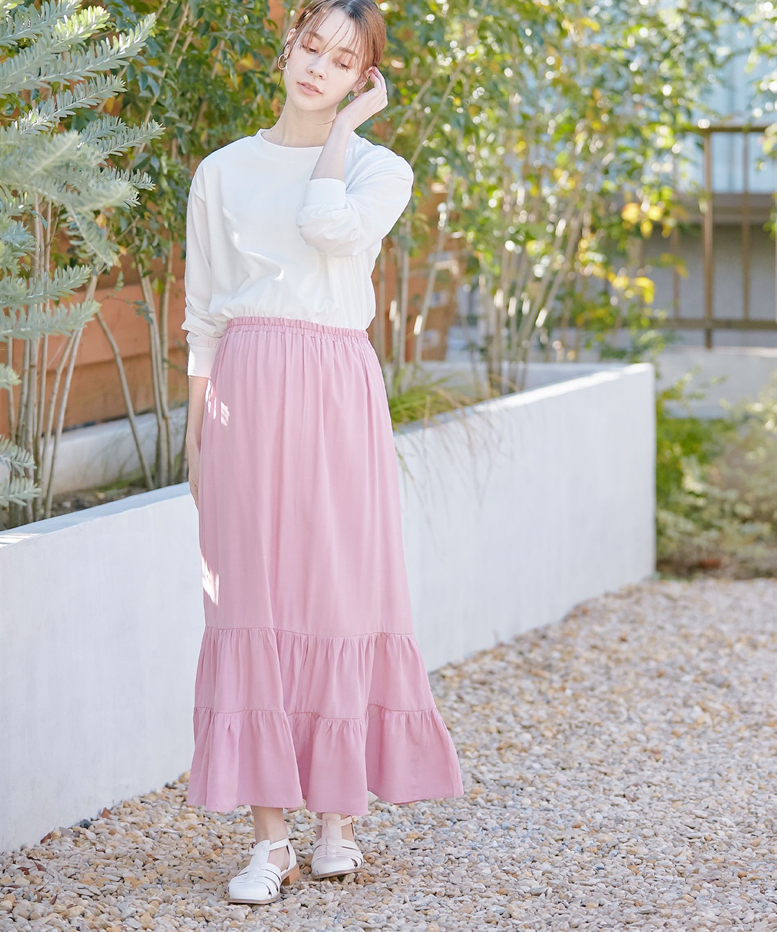 Rosemadame 産後も使える  ティアードスカート（マタニティ/授乳服）授乳楽々 妊婦服 産前・産後対応_sub_17