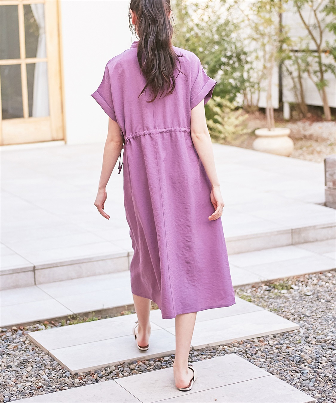 Rosemadame リネンライクドロストワンピース （マタニティ&授乳服）_sub_16