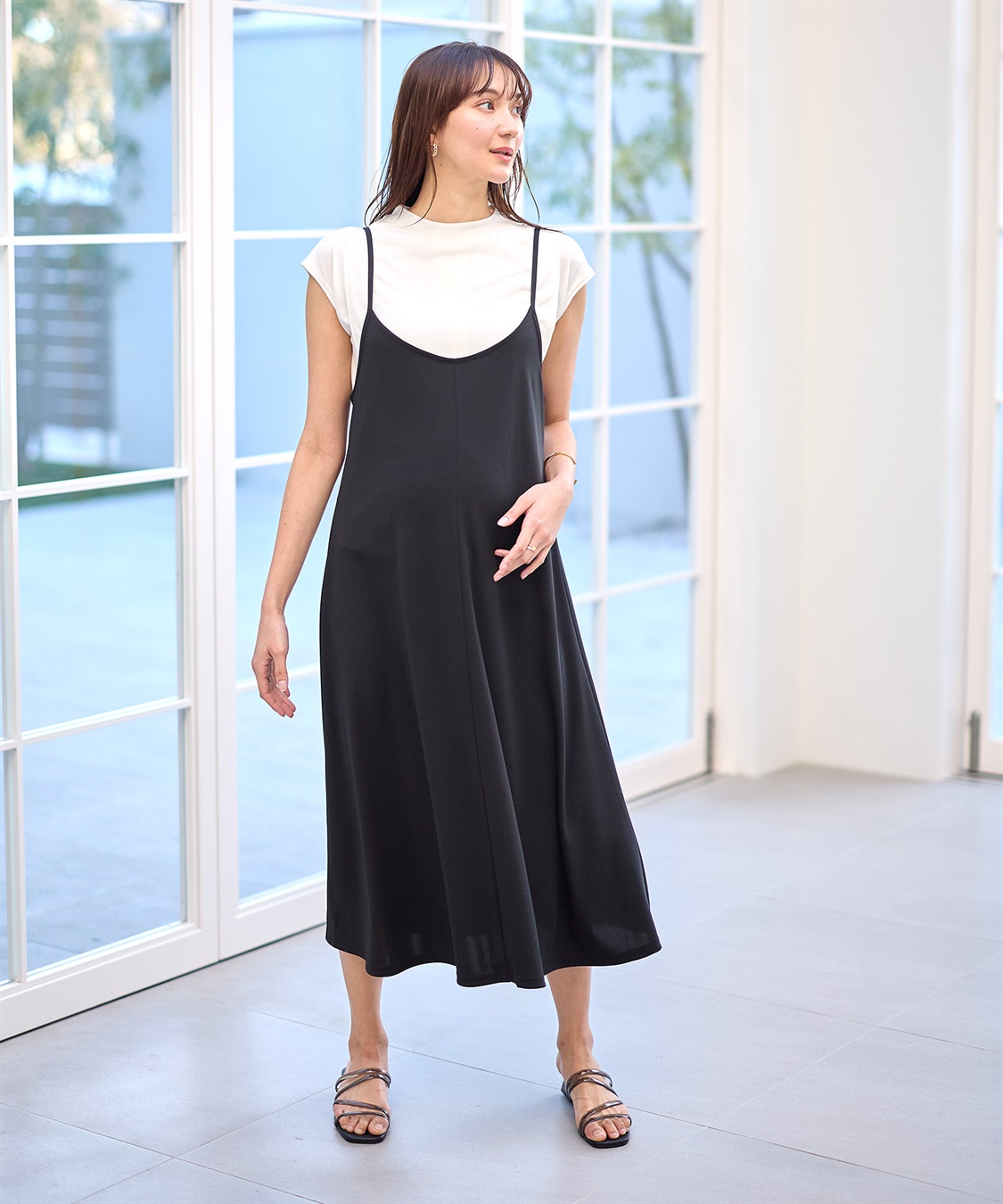 Rosemadame 【セット】汗染み防止加工トップス＆接触冷感キャミワンピ（マタニティ&授乳服）_sub_9