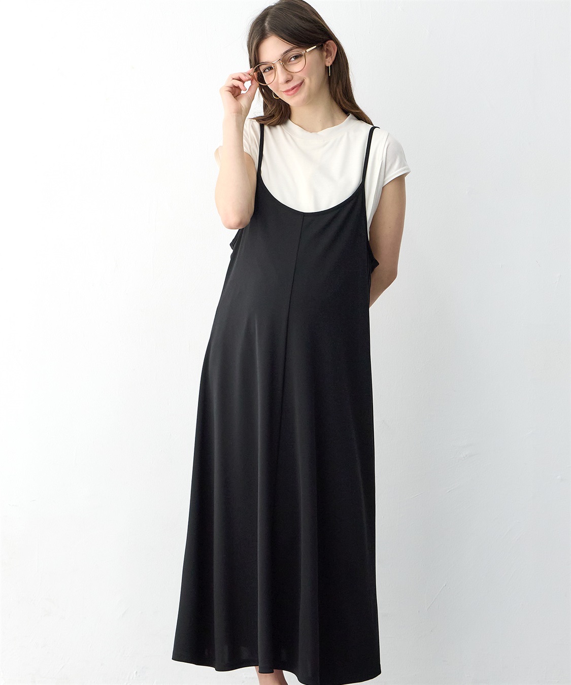 Rosemadame 【セット】汗染み防止加工トップス＆接触冷感キャミワンピ（マタニティ&授乳服）_sub_19