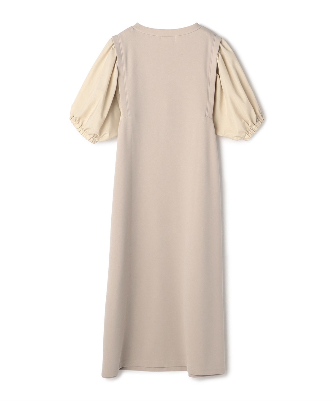 Rosemadame 異素材ボリュームスリーブ強撚スムースワンピース_sub_24