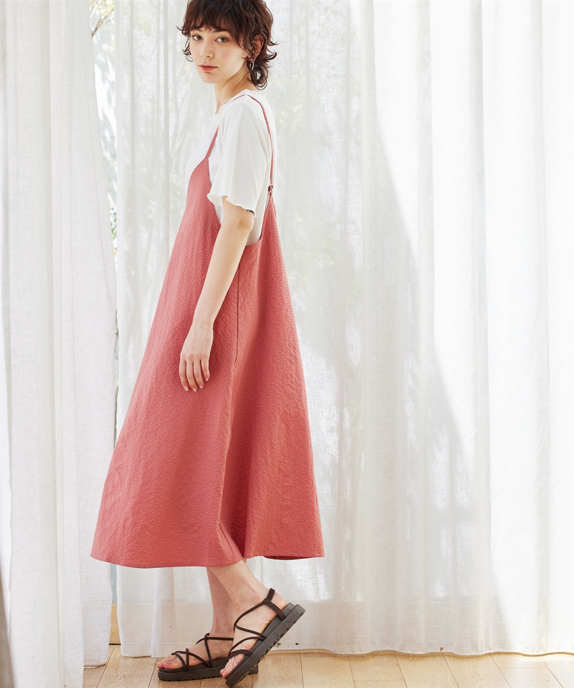 Rosemadame サッカーシアートップス&キャミワンピセット（マタニティ&授乳服）_sub_3