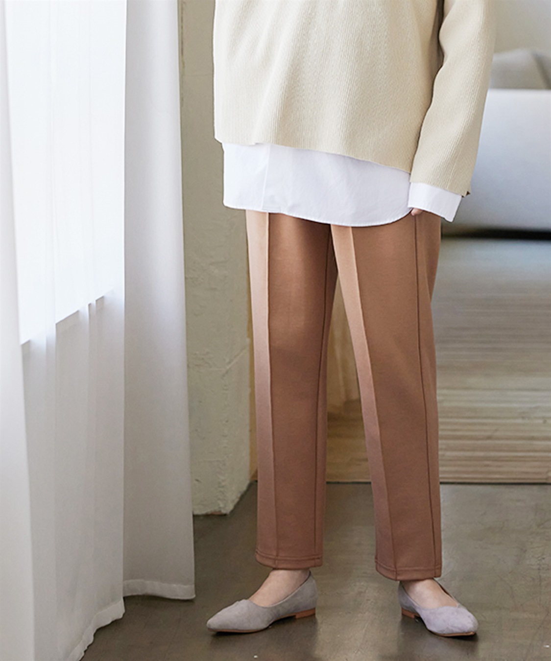 Rosemadame ダンボールテーパードパンツ(産前・産後対応 マタニティウェア)_sub_2