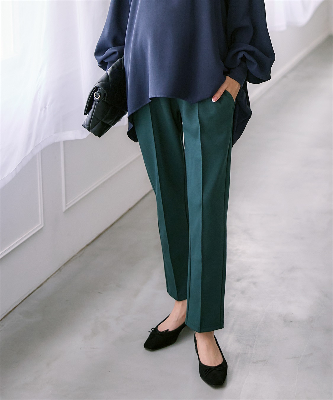 Rosemadame ダンボールテーパードパンツ(産前・産後対応 マタニティウェア)_sub_5