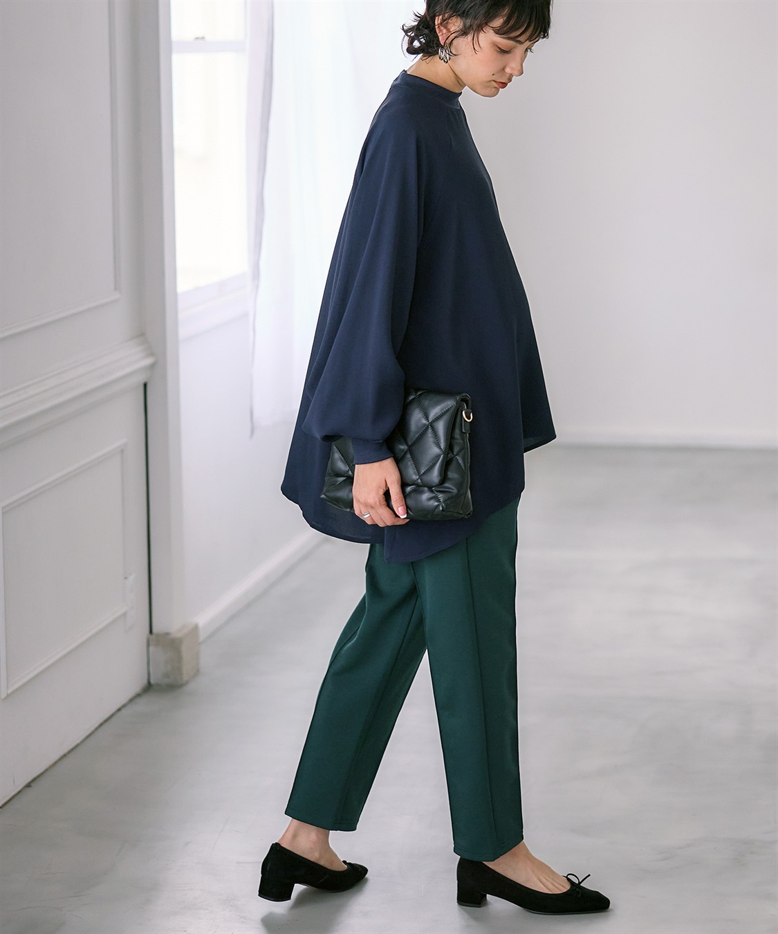 Rosemadame ダンボールテーパードパンツ(産前・産後対応 マタニティウェア)_sub_8