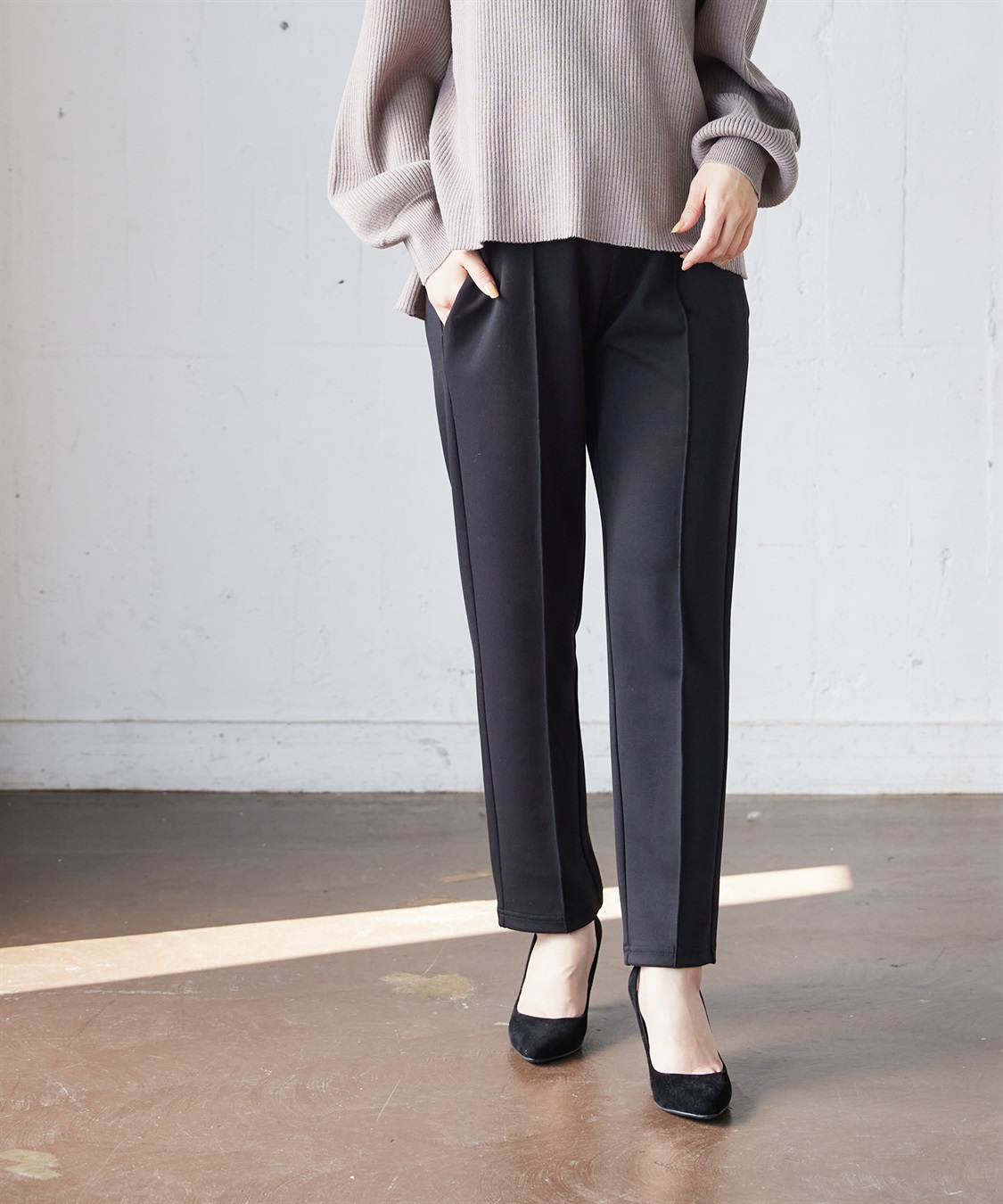 Rosemadame ダンボールテーパードパンツ(産前・産後対応 マタニティウェア)_sub_26