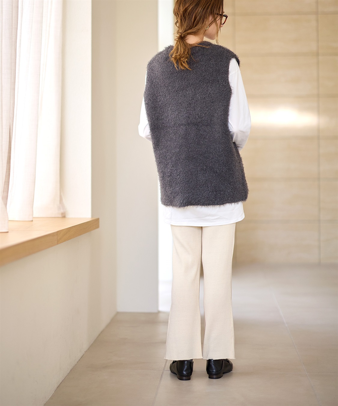 Rosemadame ニットリブフレアパンツ(マタニティ/妊婦服 産前・産後対応)_sub_16