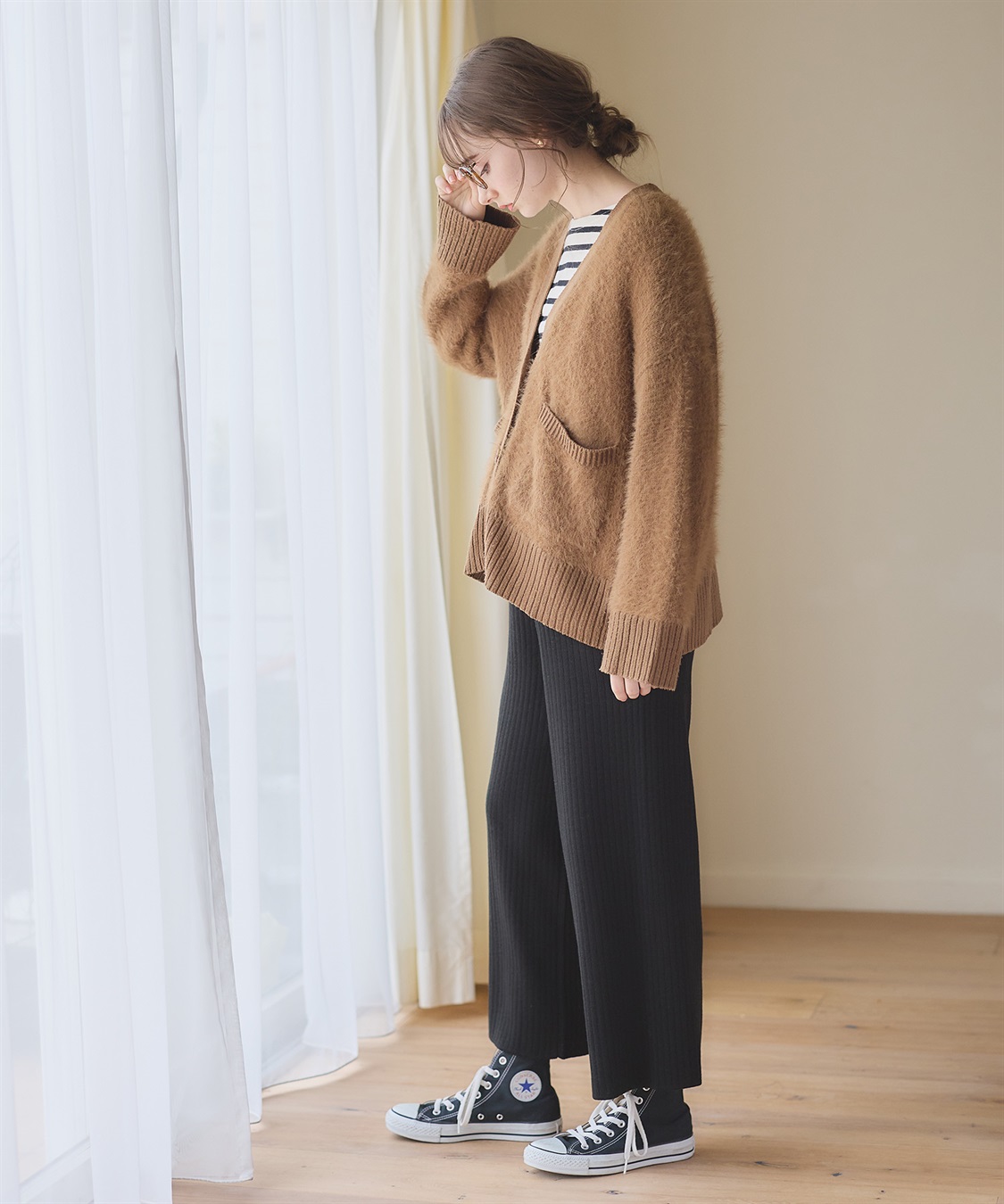 Rosemadame ニットリブワイドパンツ(マタニティ/妊婦服 産前・産後対応)_sub_25