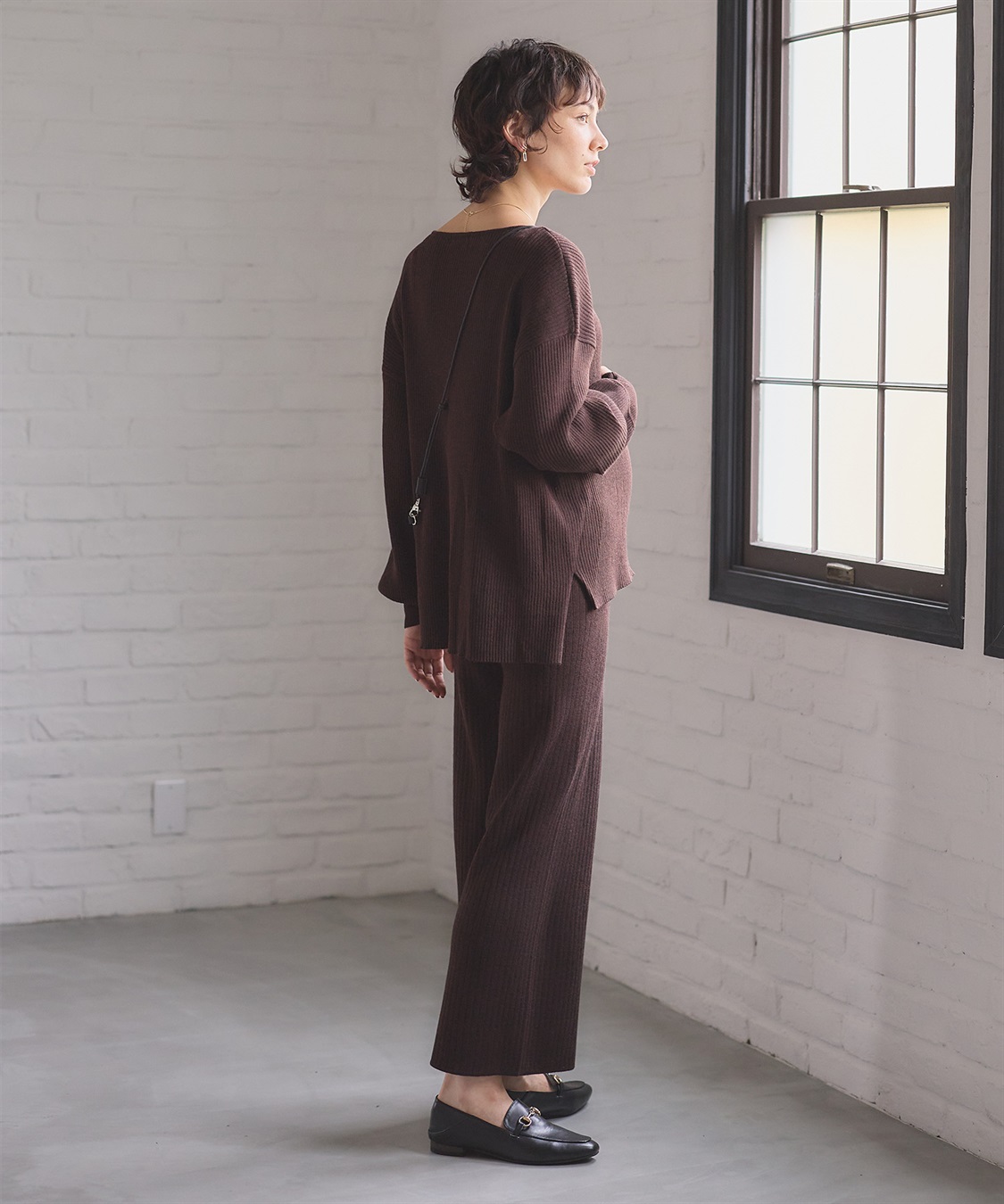 Rosemadame ニットリブワイドパンツ(マタニティ/妊婦服 産前・産後対応)_sub_27