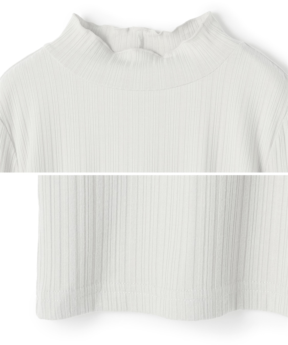 Rosemadame 【セットアイテム】Vネックワンピース×メロウフリルプチハイネックカットソー ジャンパースカートドレス アンサンブル(マタニティ/授乳服）授乳口付き 授乳楽々 妊婦服 産前・産後対応_sub_25