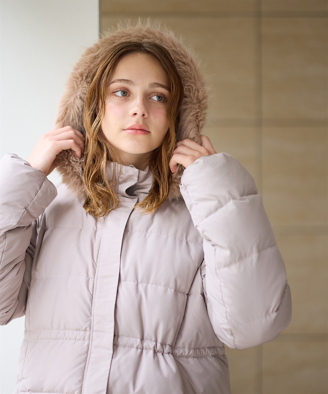 Rosemadame マットタフタダウンママコート＆ケープセット(マタニティ&授乳服）妊婦服 産前・産後対応_sub_8