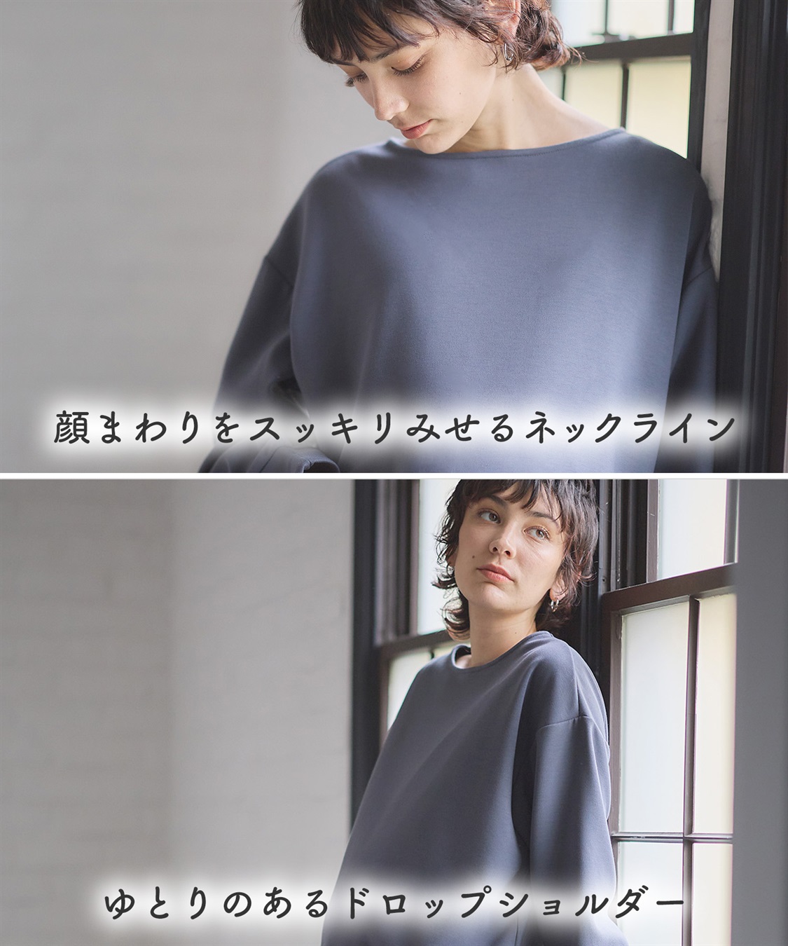 Rosemadame ダンボールセットアップ風 ドッキングワンピース（マタニティ/授乳服）授乳口付き 授乳楽々 妊婦服 産前・産後対応_sub_7