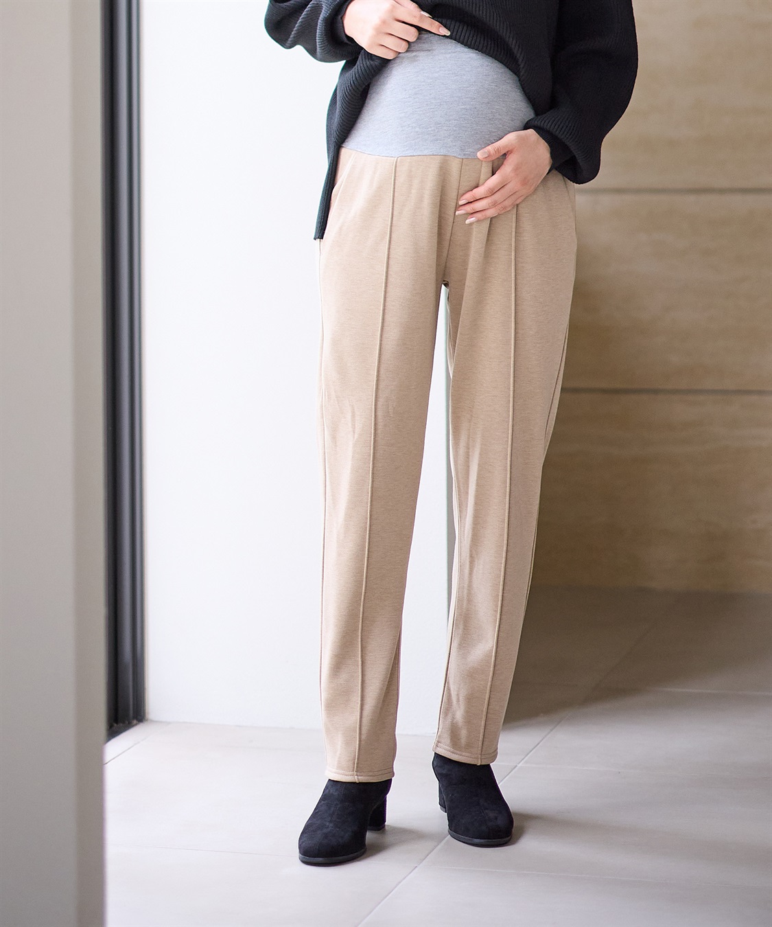 Rosemadame 裏起毛らくちんテーパードパンツ(マタニティ/産前・産後対応)_sub_16