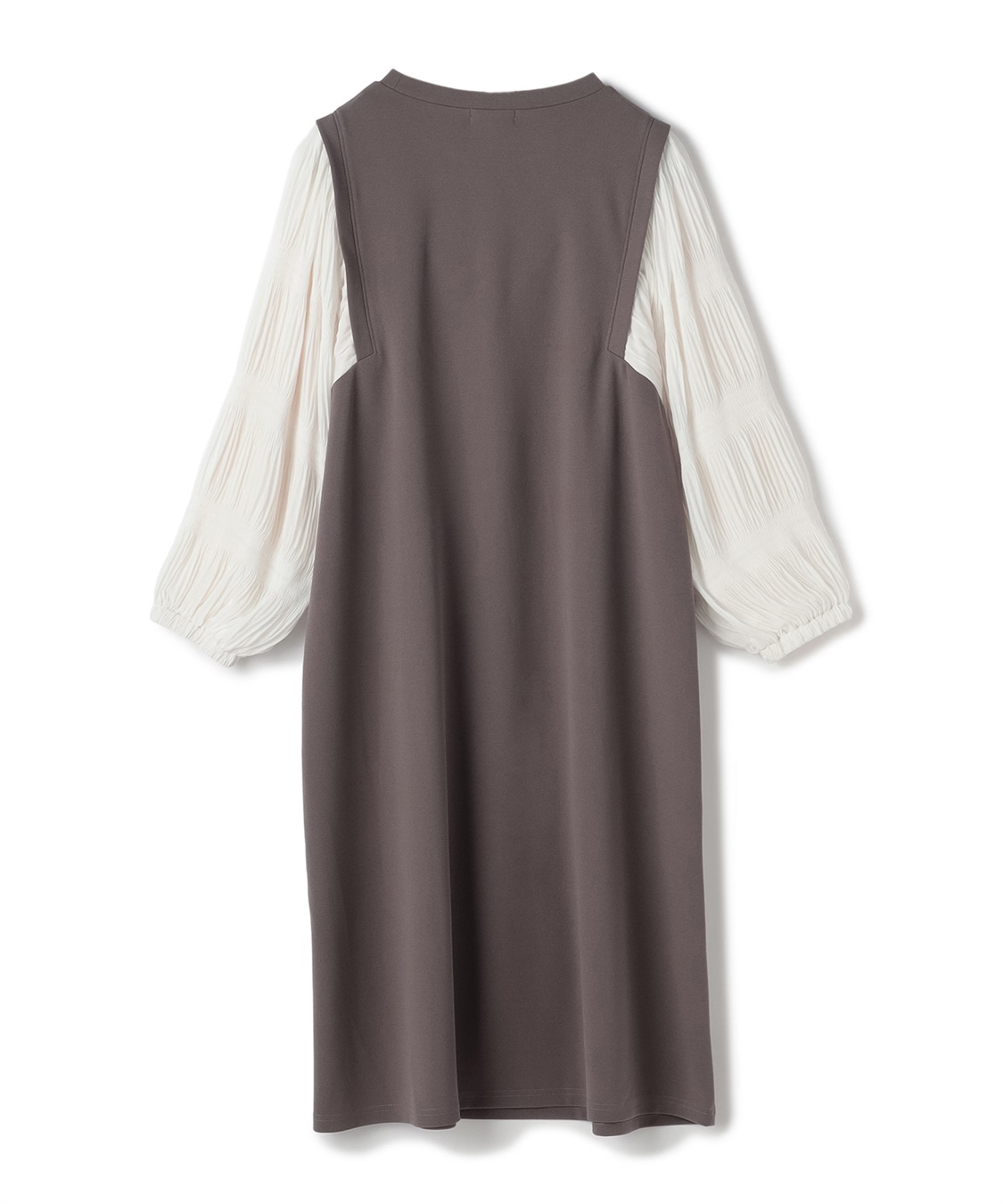 Rosemadame シャーリングスリーブ スムースワンピース(マタニティ/授乳服）授乳口付き 授乳楽々 妊婦服 産前・産後対応_sub_16