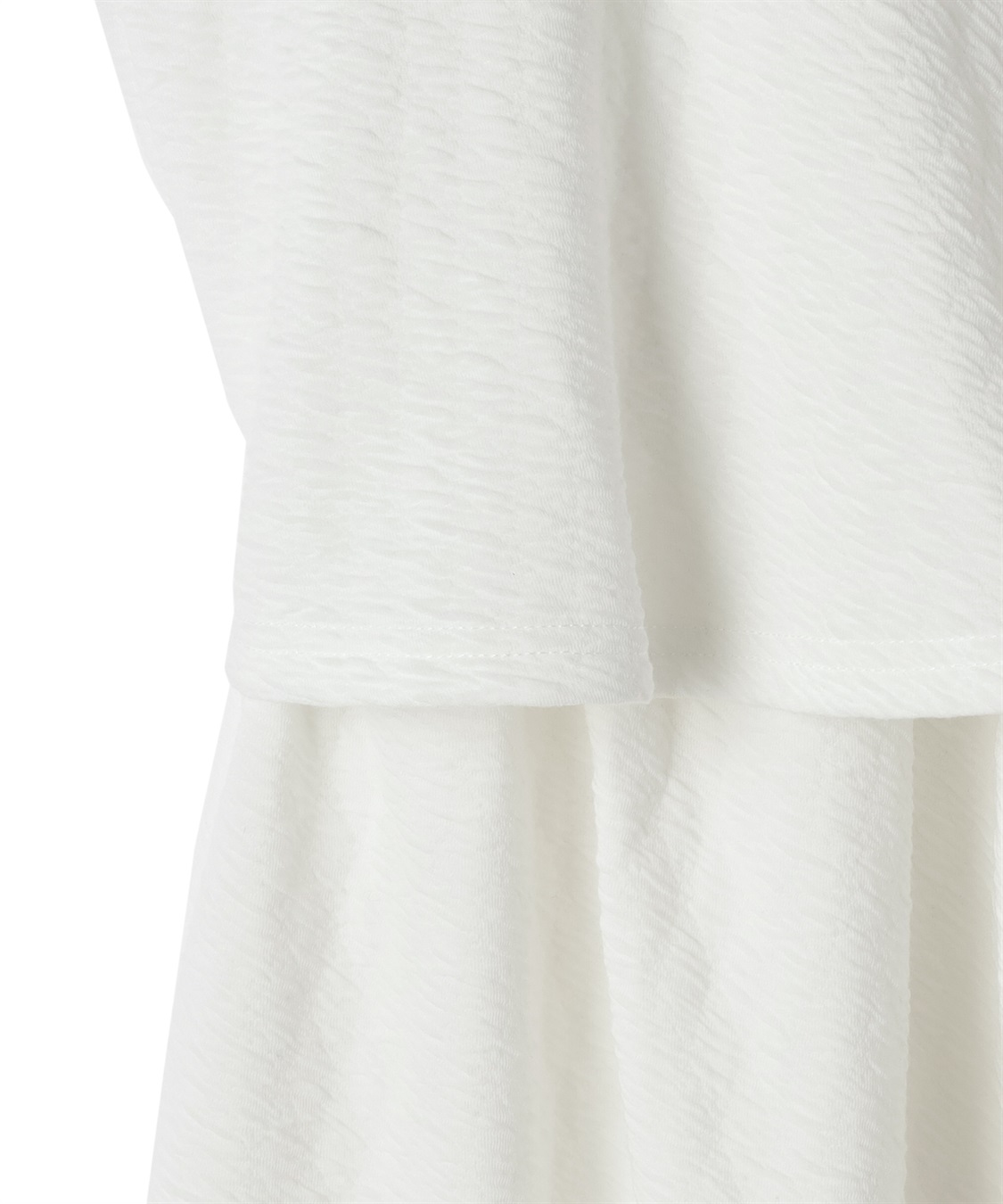 Rosemadame ふくれジャガード×テレコカットソー ビスチェ風 ワンピース(マタニティ/授乳服）授乳口付き 授乳楽々 妊婦服 産前・産後対応_sub_21