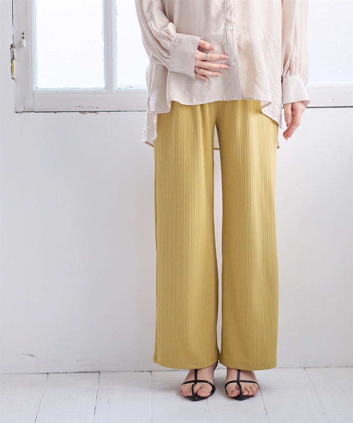 Rosemadame テレコらくちんワイドパンツ（マタニティ/ 妊婦服）産前・産後対応_sub_14