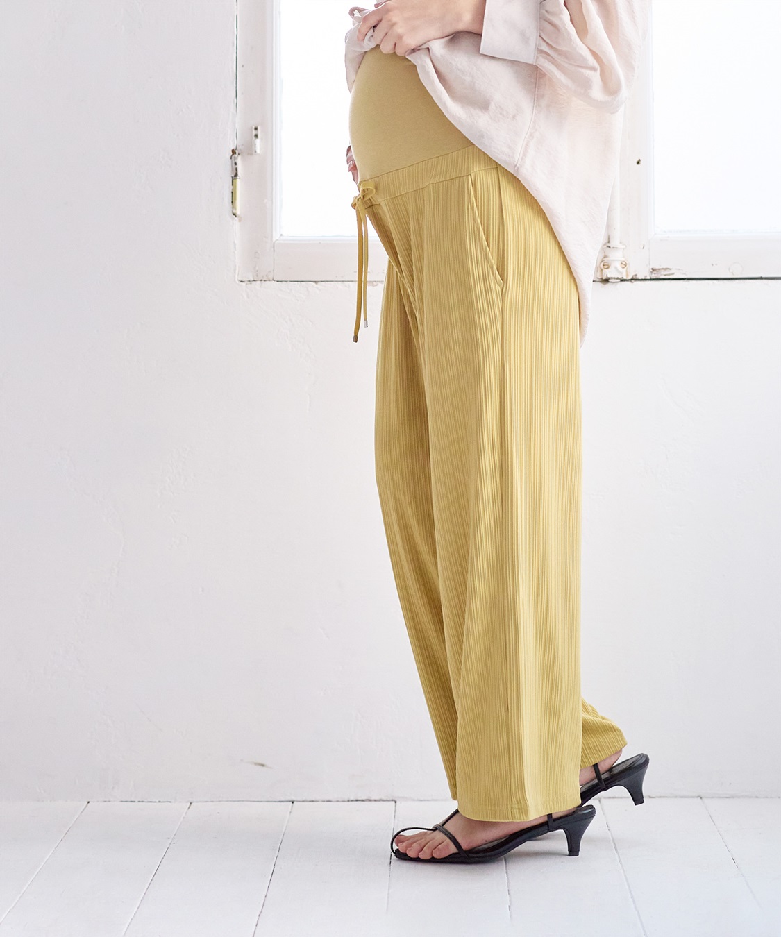 Rosemadame テレコらくちんワイドパンツ（マタニティ/ 妊婦服）産前・産後対応_sub_15