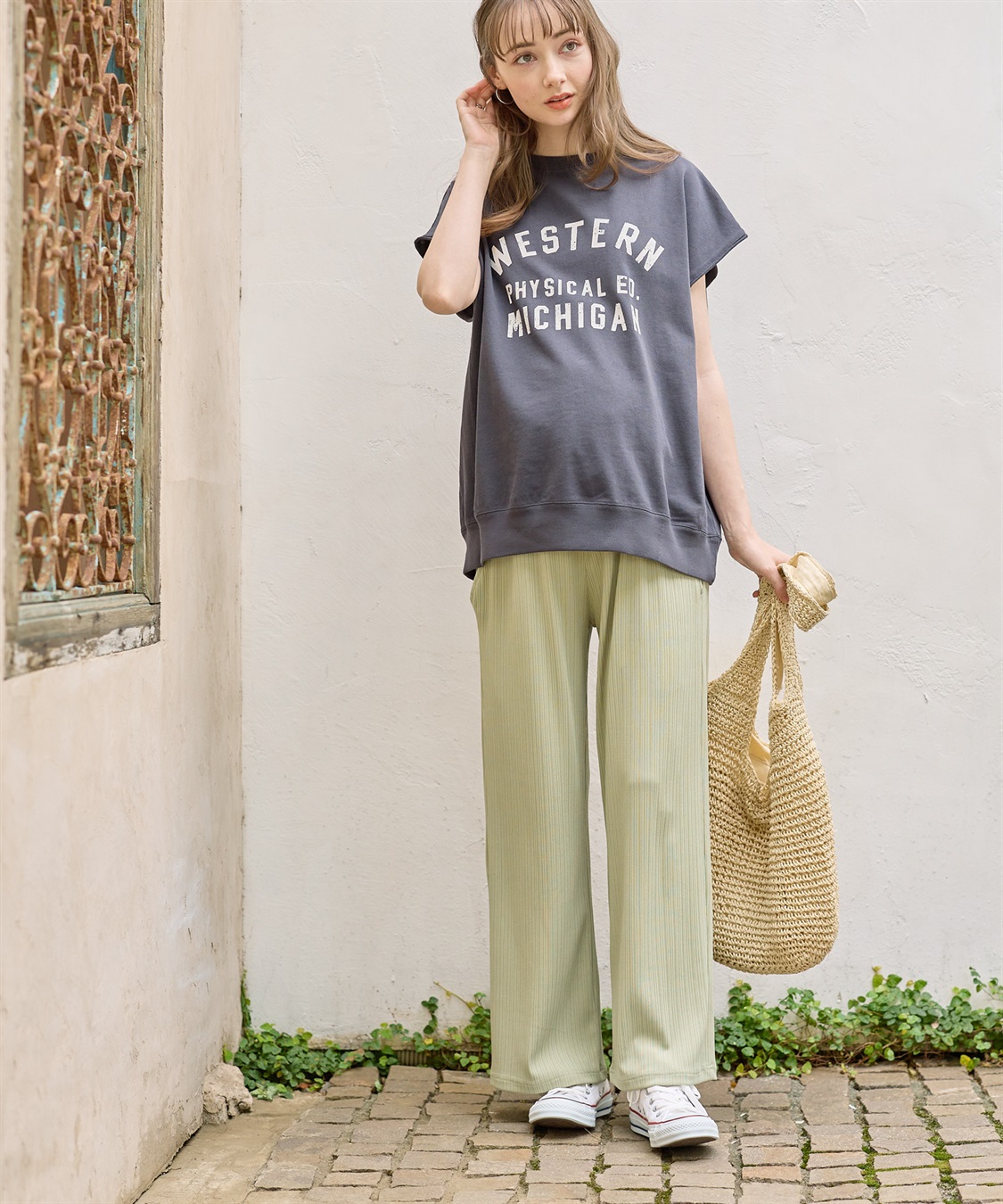 Rosemadame テレコらくちんワイドパンツ（マタニティ/ 妊婦服）産前・産後対応_sub_19