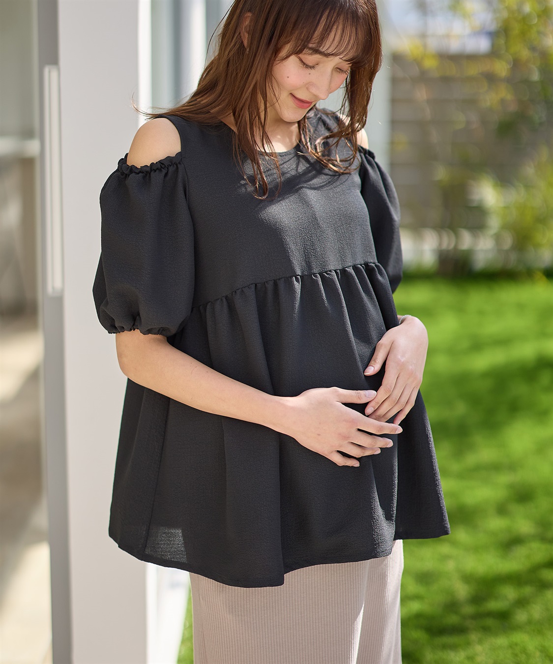 Rosemadame エステルシャーリング袖2WAYチュニックブラウス_sub_11
