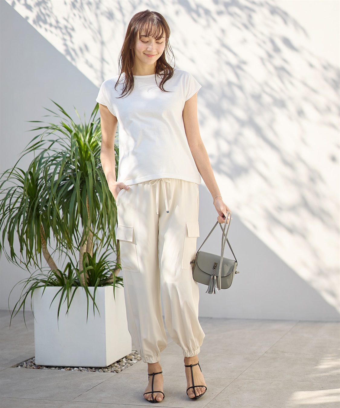 Rosemadame 【撥水加工】エステルツイルカーゴパンツ/ジョガーパンツ（マタニティ　産前・産後対応）_sub_15