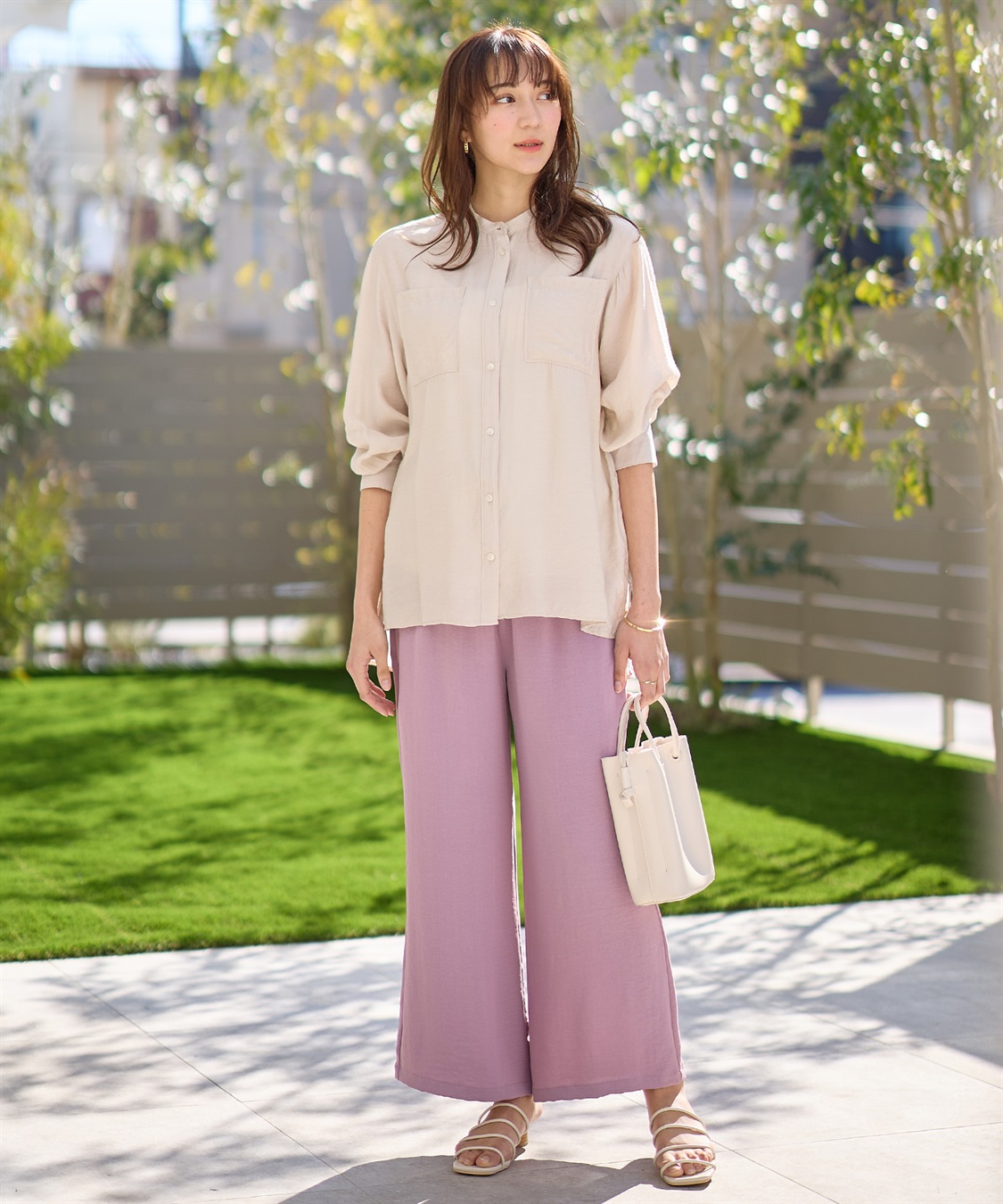 Rosemadame 【接触冷感】リネンライク ゆったりストレートパンツ（マタニティ　産前・産後対応）_sub_18