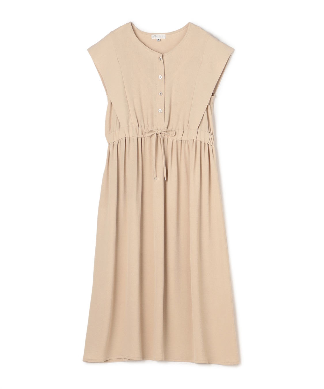 Rosemadame 【接触冷感】リネンライク ショルダータックワンピース（マタニティ/授乳服）授乳楽々 妊婦服 産前・産後対応_sub_20