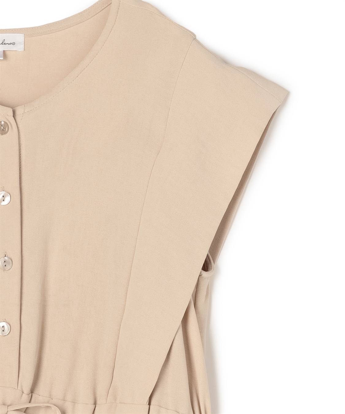 Rosemadame 【接触冷感】リネンライク ショルダータックワンピース（マタニティ/授乳服）授乳楽々 妊婦服 産前・産後対応_sub_23