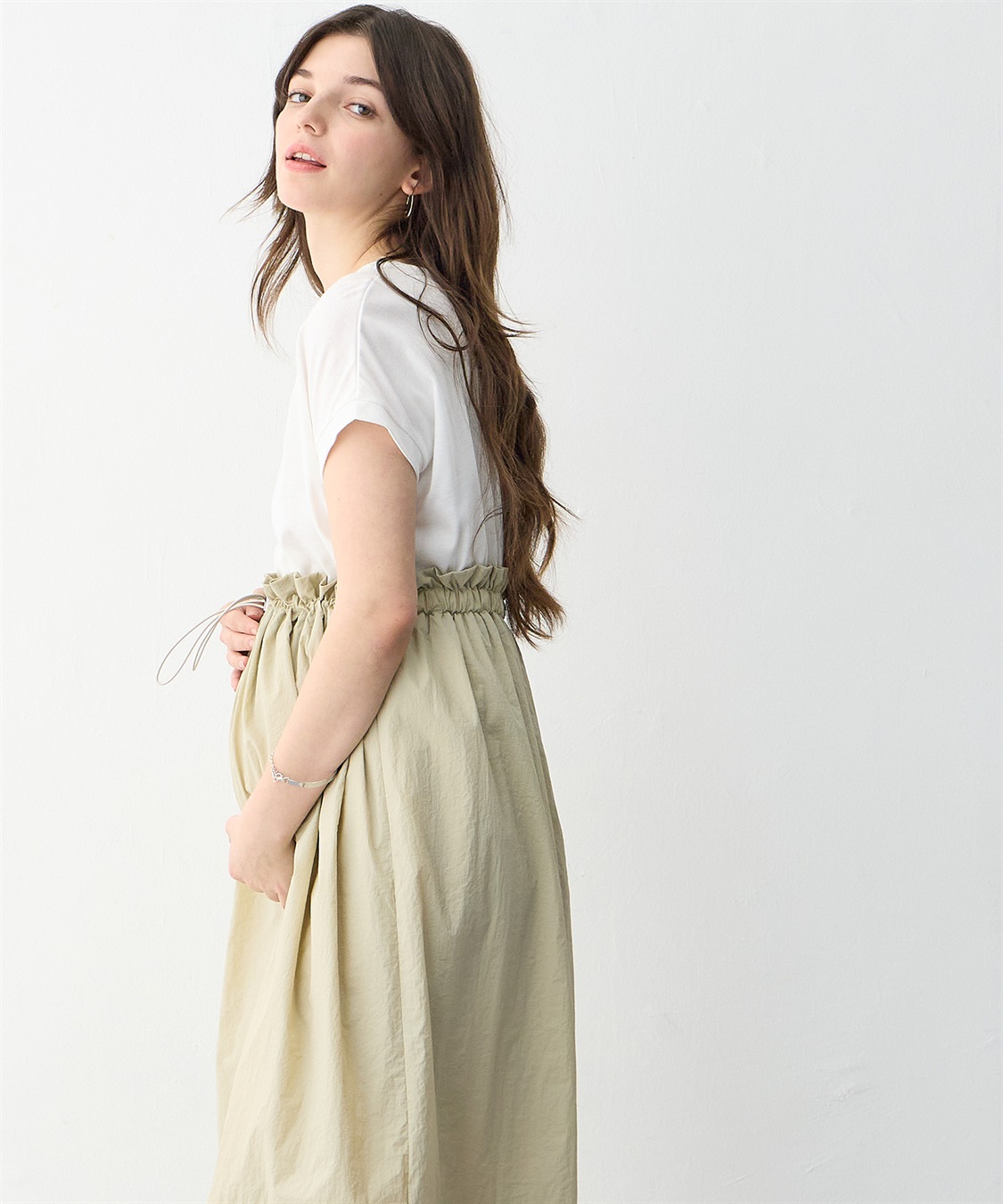 Rosemadame 【撥水加工】授乳がラクチン！ナイロンスカート ドッキングワンピ―ス（マタニティ/授乳服）授乳楽々 妊婦服 産前・産後対応_sub_16