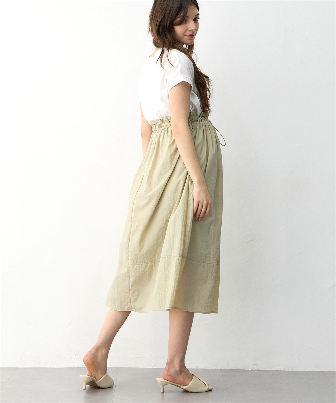 Rosemadame 【撥水加工】授乳がラクチン！ナイロンスカート ドッキングワンピ―ス（マタニティ/授乳服）授乳楽々 妊婦服 産前・産後対応_sub_19