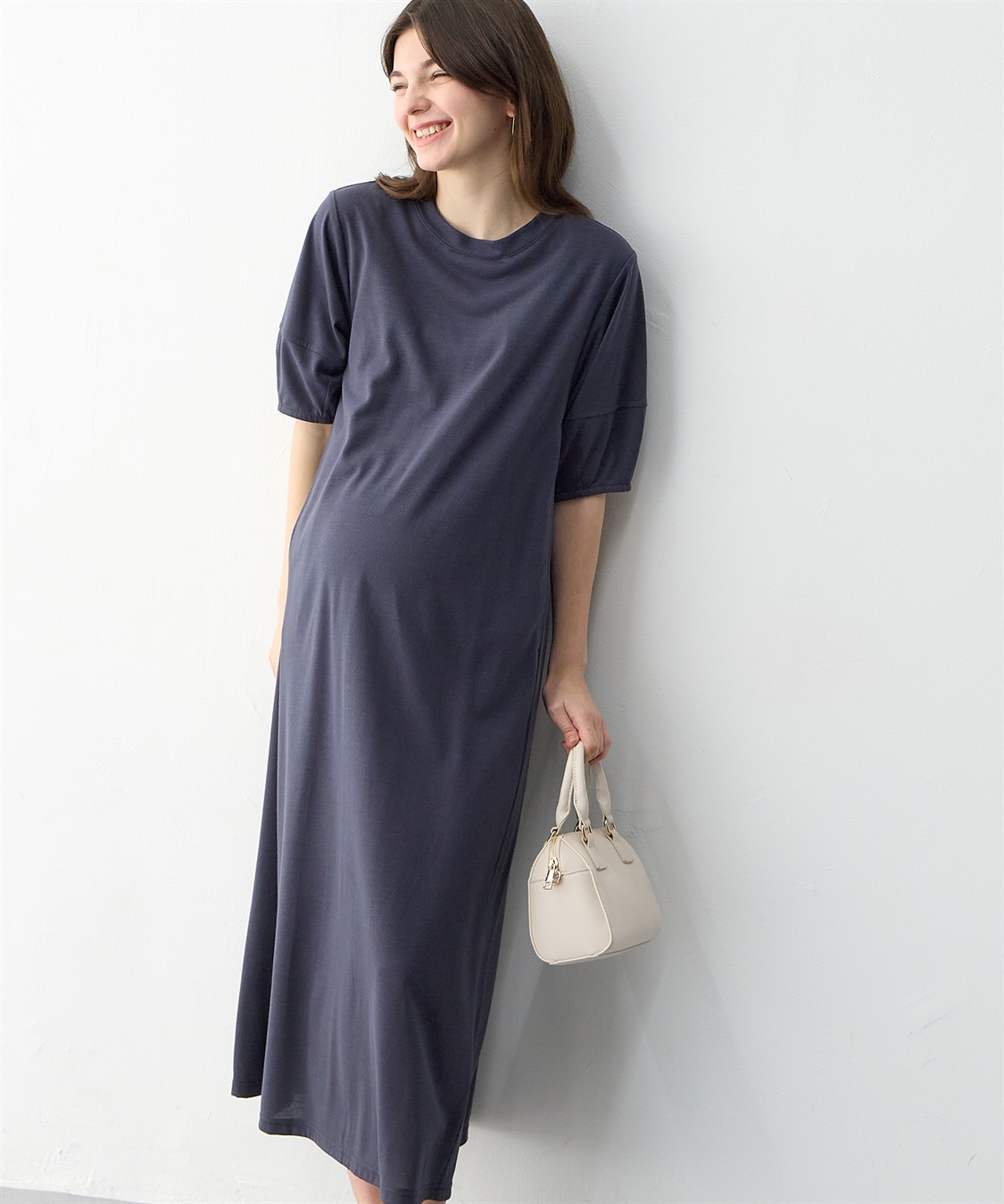 Rosemadame 汗染み防止ランタンスリーブワンピ_sub_6