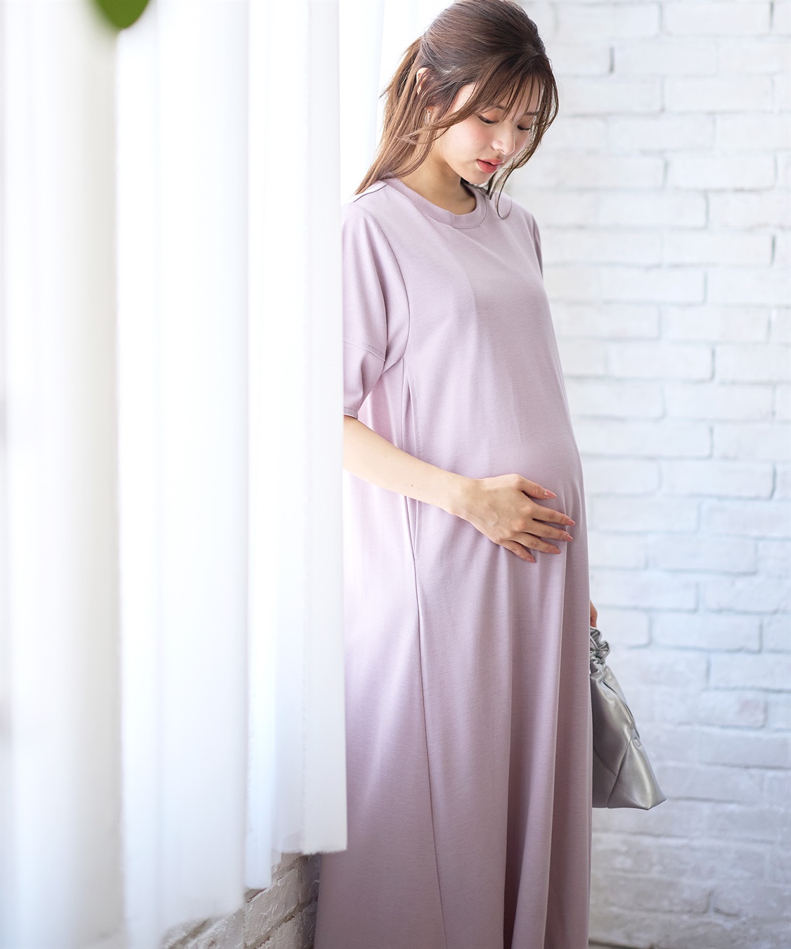 Rosemadame 汗染み防止ランタンスリーブワンピ_sub_11