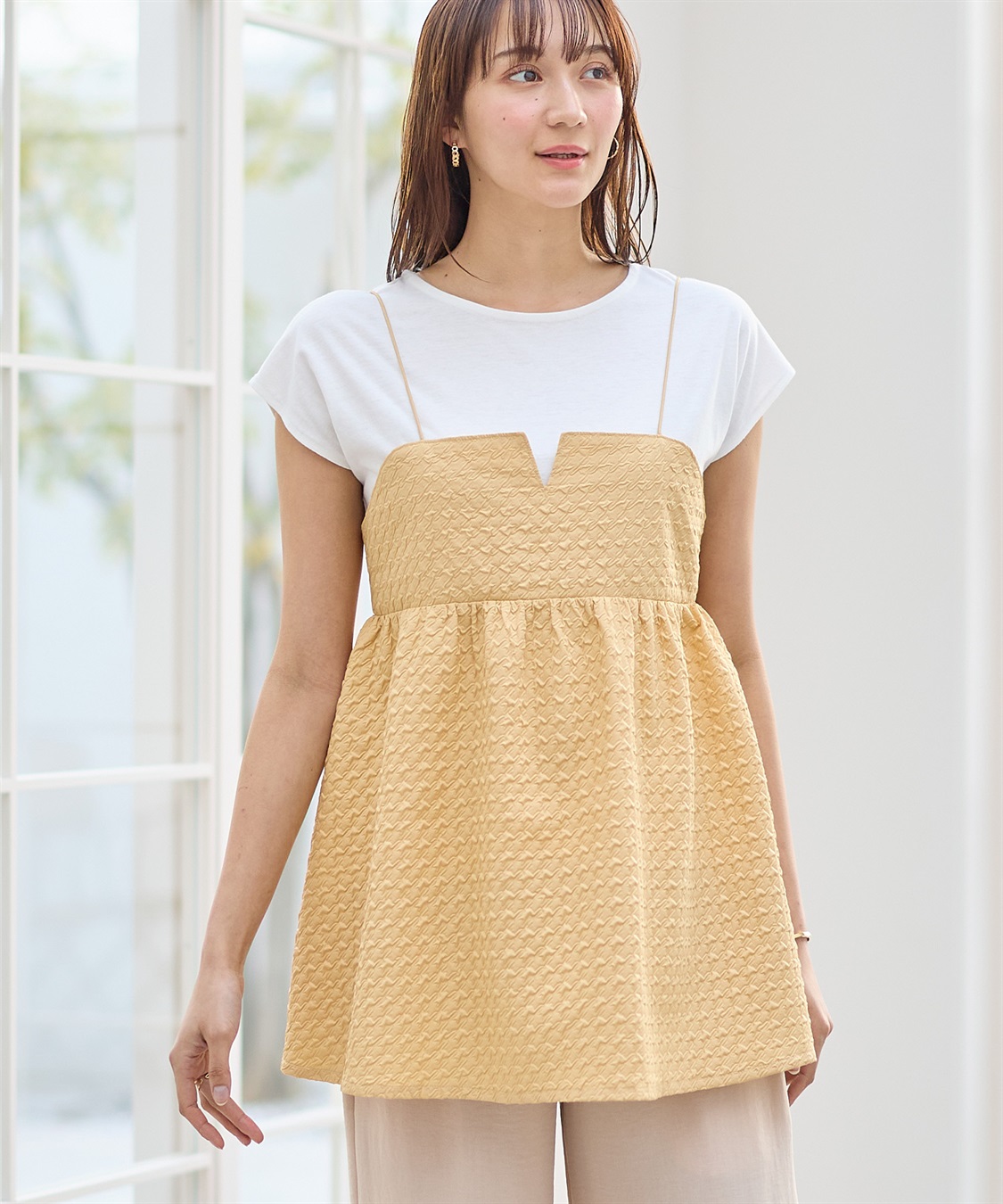 Rosemadame 千鳥格子チュニック×トップスアンサンブル_sub_10