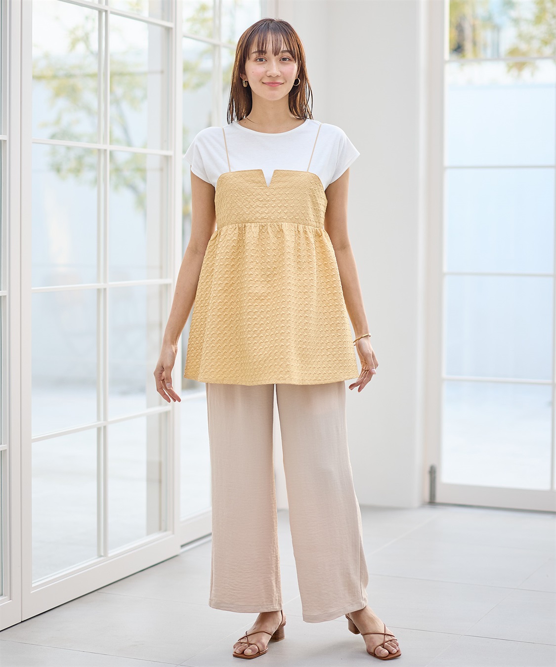 Rosemadame 千鳥格子チュニック×トップスアンサンブル_sub_12