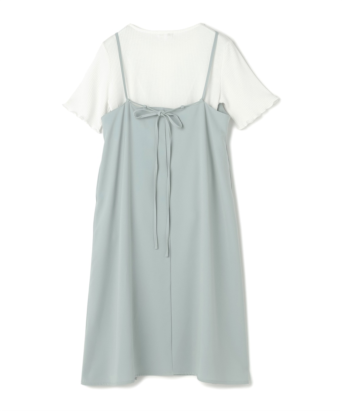 Rosemadame 【セット】サテンキャミワンピース×テレコメロウカットソー_sub_18