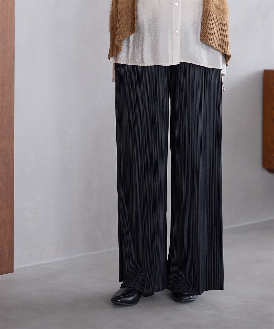 Rosemadame マイレングス プリーツマタニティパンツ（マタニティ/ 妊婦服）産前・産後対応_sub_10