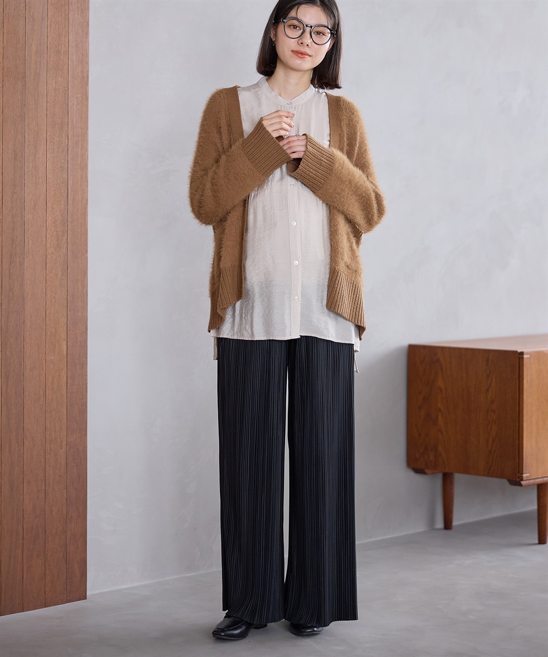 Rosemadame マイレングス プリーツマタニティパンツ（マタニティ/ 妊婦服）産前・産後対応_sub_12