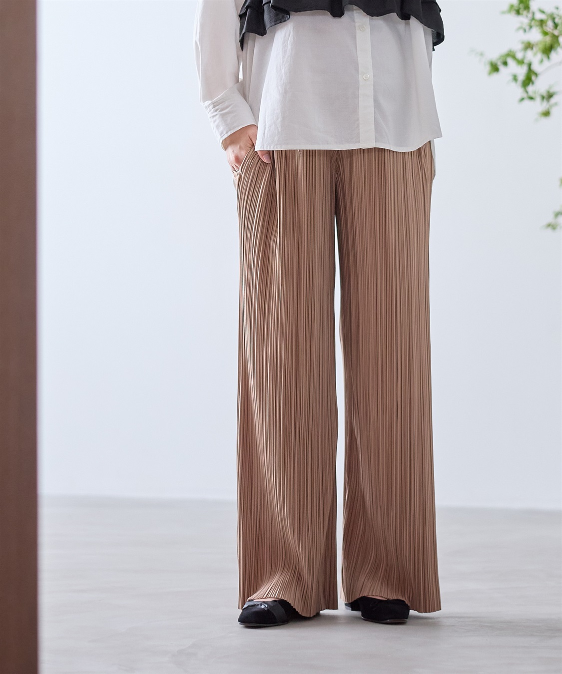 Rosemadame マイレングス プリーツマタニティパンツ（マタニティ/ 妊婦服）産前・産後対応_sub_18