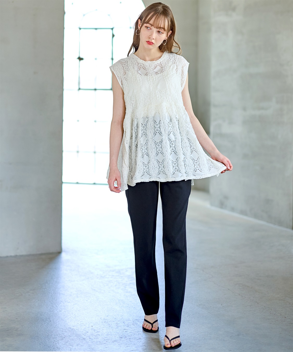 Rosemadame ニットツイル マイレングスパンツ_sub_6