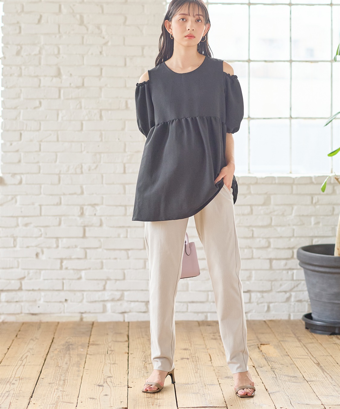 Rosemadame ニットツイル マイレングスパンツ_sub_9