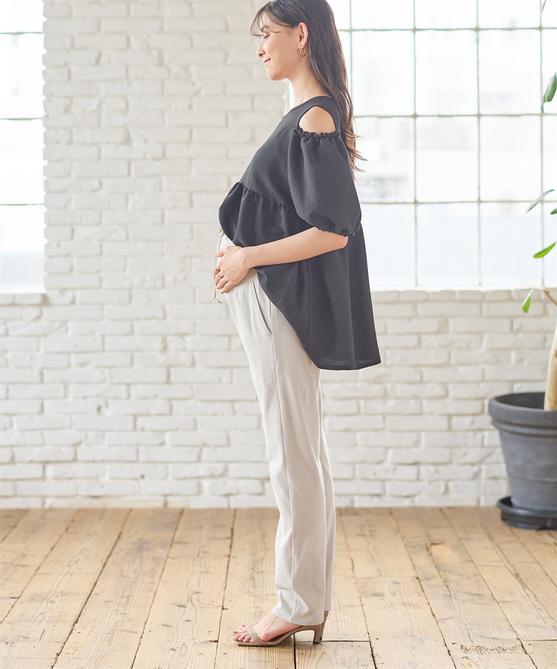 Rosemadame ニットツイル マイレングスパンツ_sub_10