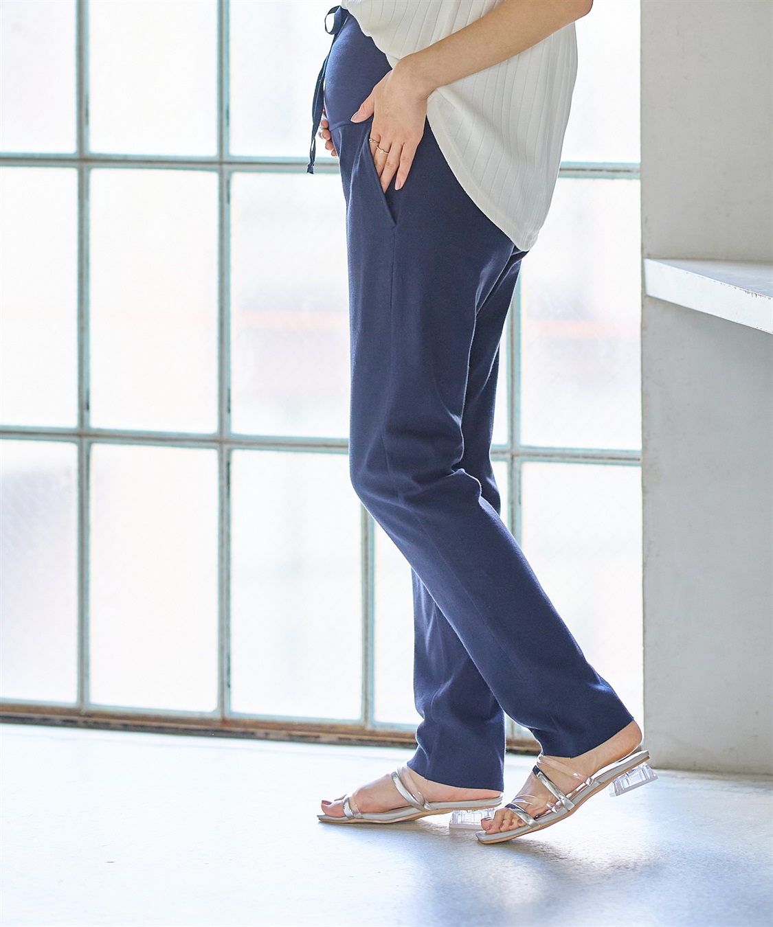 Rosemadame ニットツイル マイレングスパンツ_sub_12