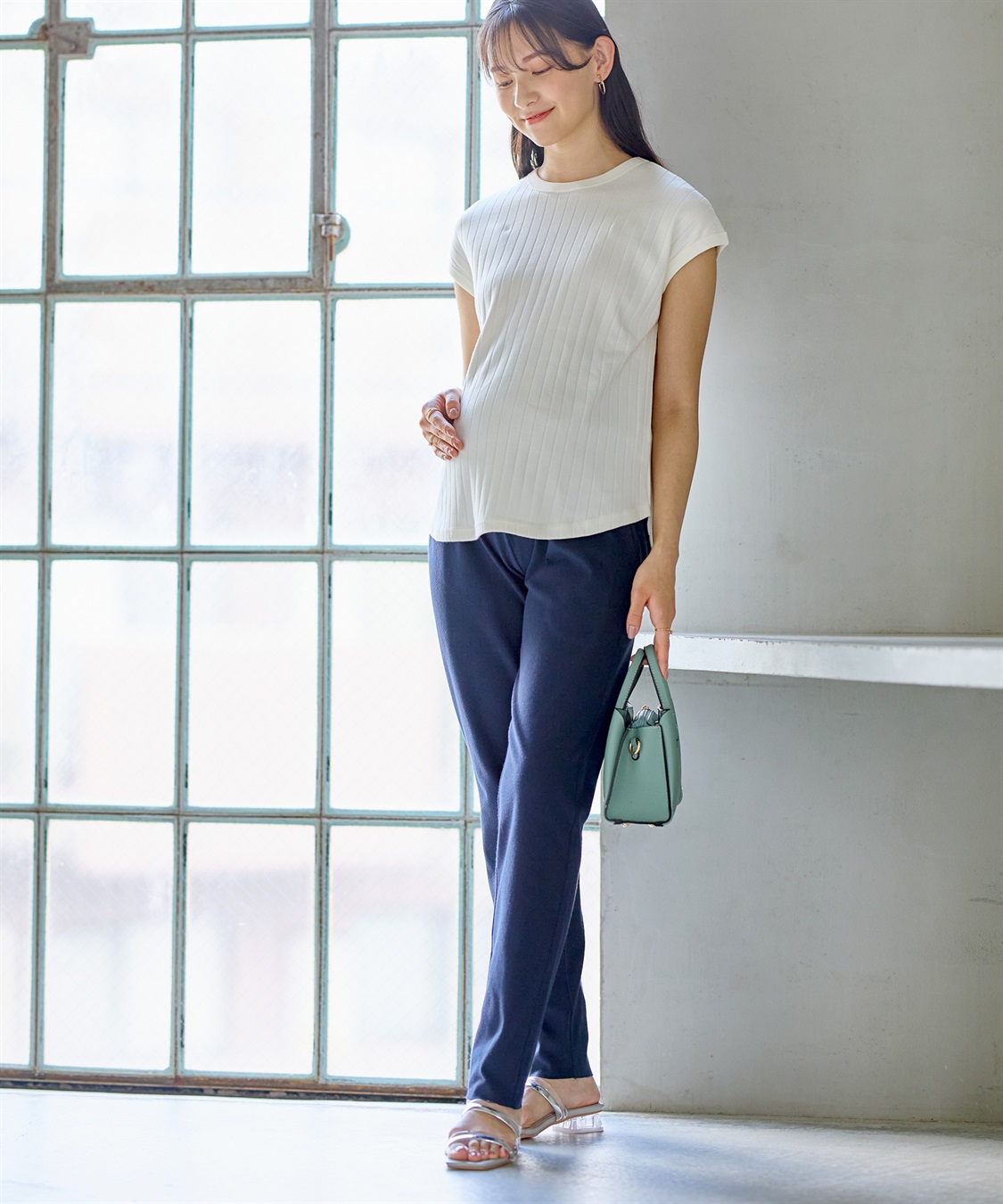 Rosemadame ニットツイル マイレングスパンツ_sub_13