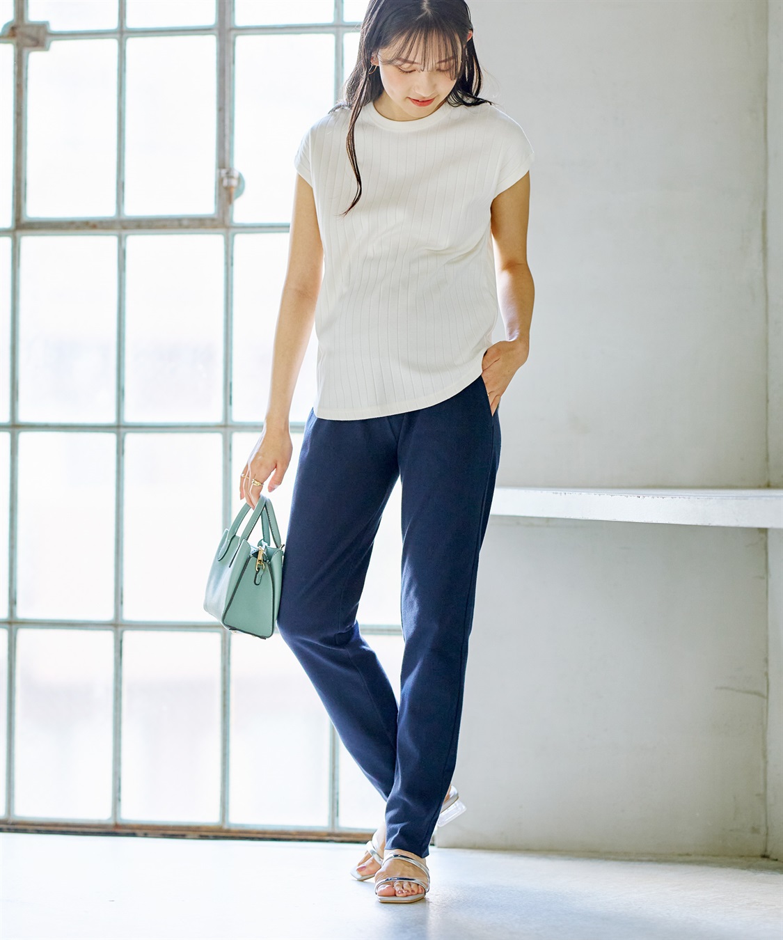 Rosemadame ニットツイル マイレングスパンツ_sub_14