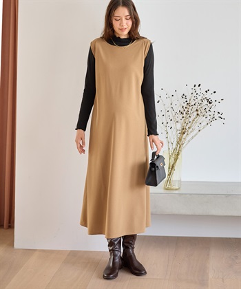 Rosemadame ニットジョーゼット ワンピース(マタニティ&授乳服）授乳口付き 授乳楽々 妊婦服 産前・産後対応_subthumb_5