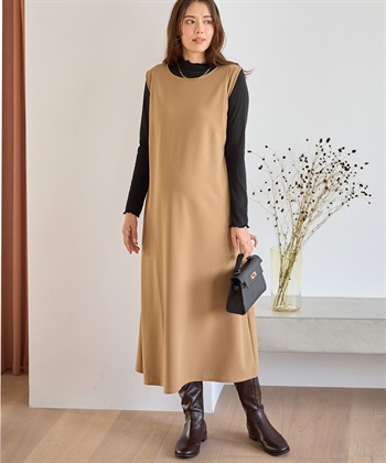 Rosemadame ニットジョーゼット ワンピース(マタニティ&授乳服）授乳口付き 授乳楽々 妊婦服 産前・産後対応_subthumb_6