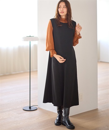 Rosemadame ニットジョーゼット ワンピース(マタニティ&授乳服）授乳口付き 授乳楽々 妊婦服 産前・産後対応_subthumb_7