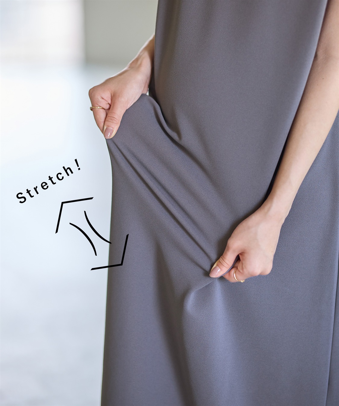 Rosemadame ニットジョーゼット ワンピース(マタニティ&授乳服）授乳口付き 授乳楽々 妊婦服 産前・産後対応_sub_17