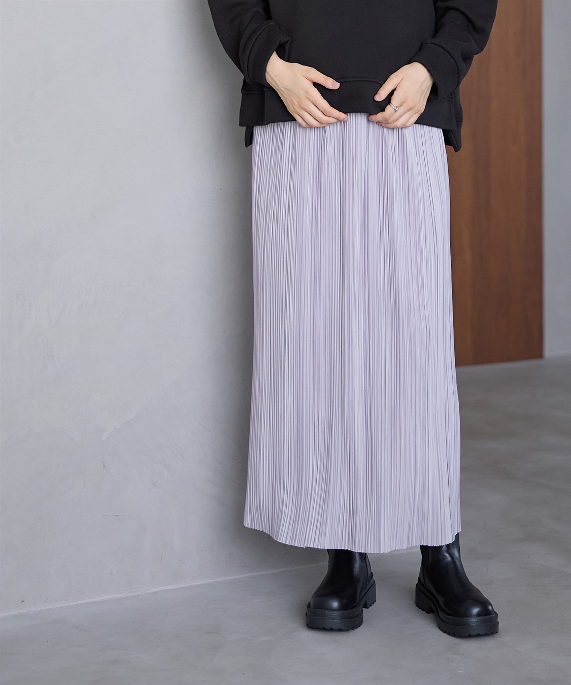 Rosemadame マイレングス プリーツマタニティスカート（マタニティ/ 妊婦服）産前・産後対応_sub_12