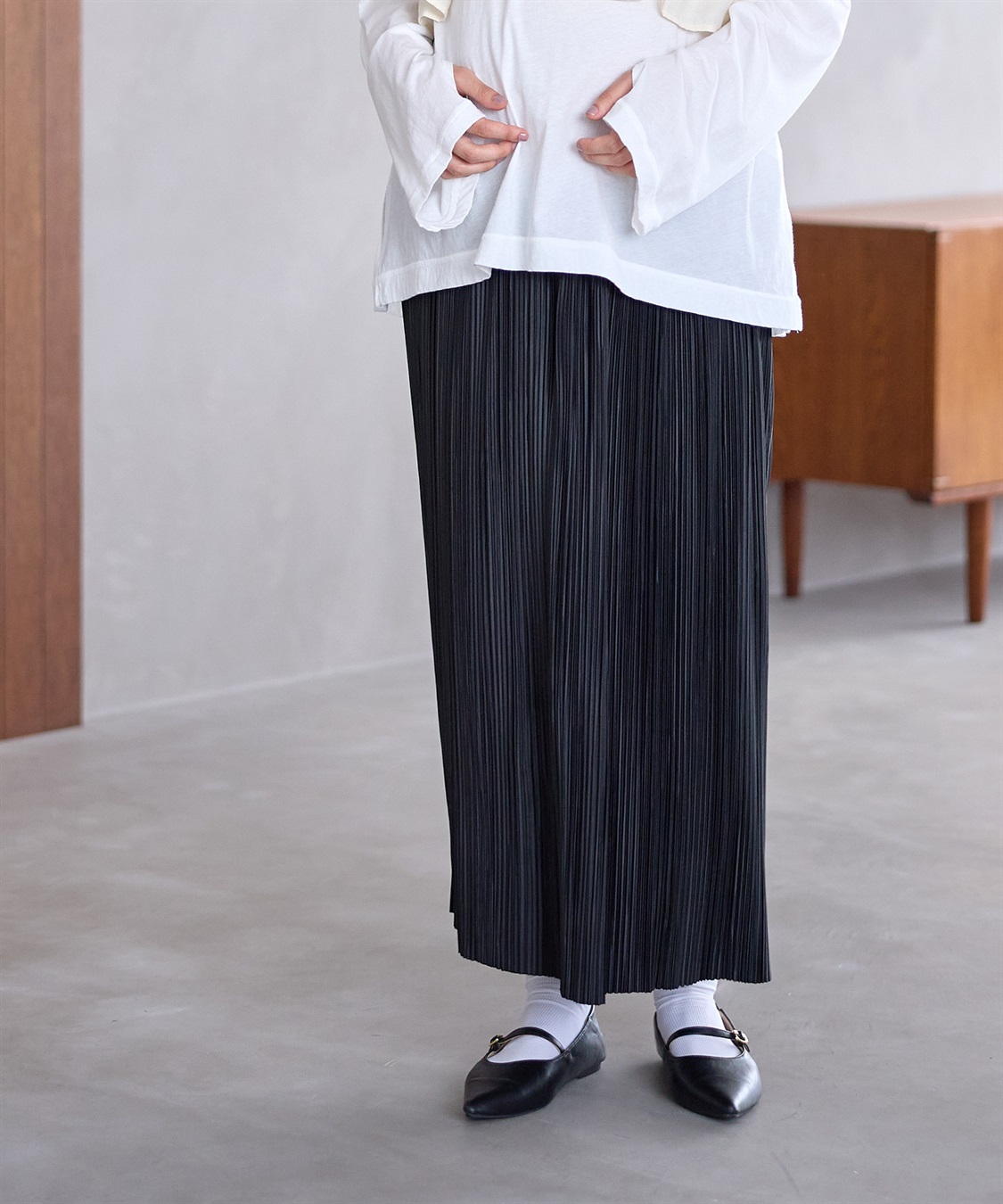 Rosemadame マイレングス プリーツマタニティスカート（マタニティ/ 妊婦服）産前・産後対応_sub_17